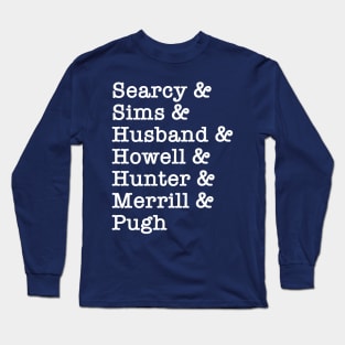 Names of Regulators (Large Font) Long Sleeve T-Shirt